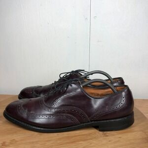 Allen Edmonds Chester Mens size 11.5 shoes Red Brown Leather Wingtip oxfords